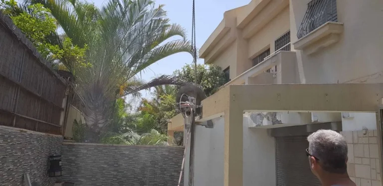 ניסור קורת בטון